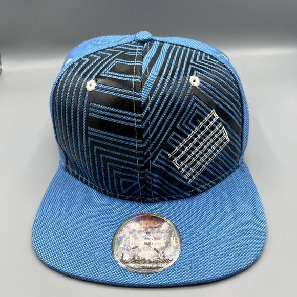 Air Jordan Hat Men Blue Black Lines‎ Jumpman Snap Back Cap